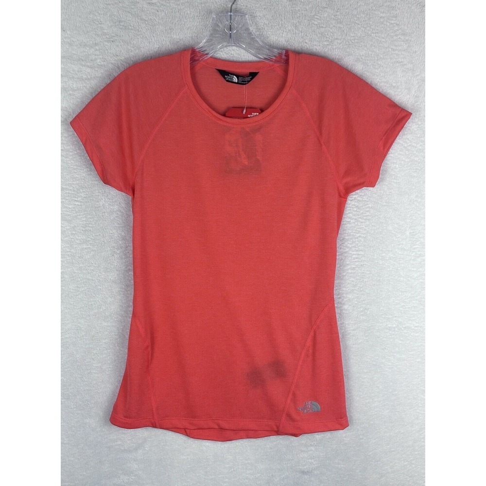 NWT The North Face Women's Vapor Wick Hot Pink Stretch T-Shirt Size S